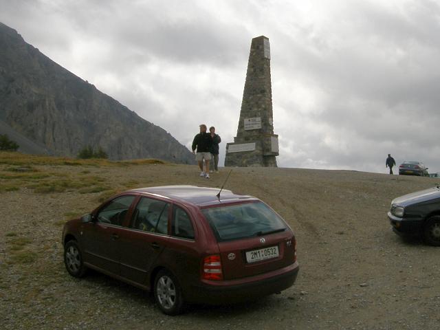 V prsmyku Col d' Izoard